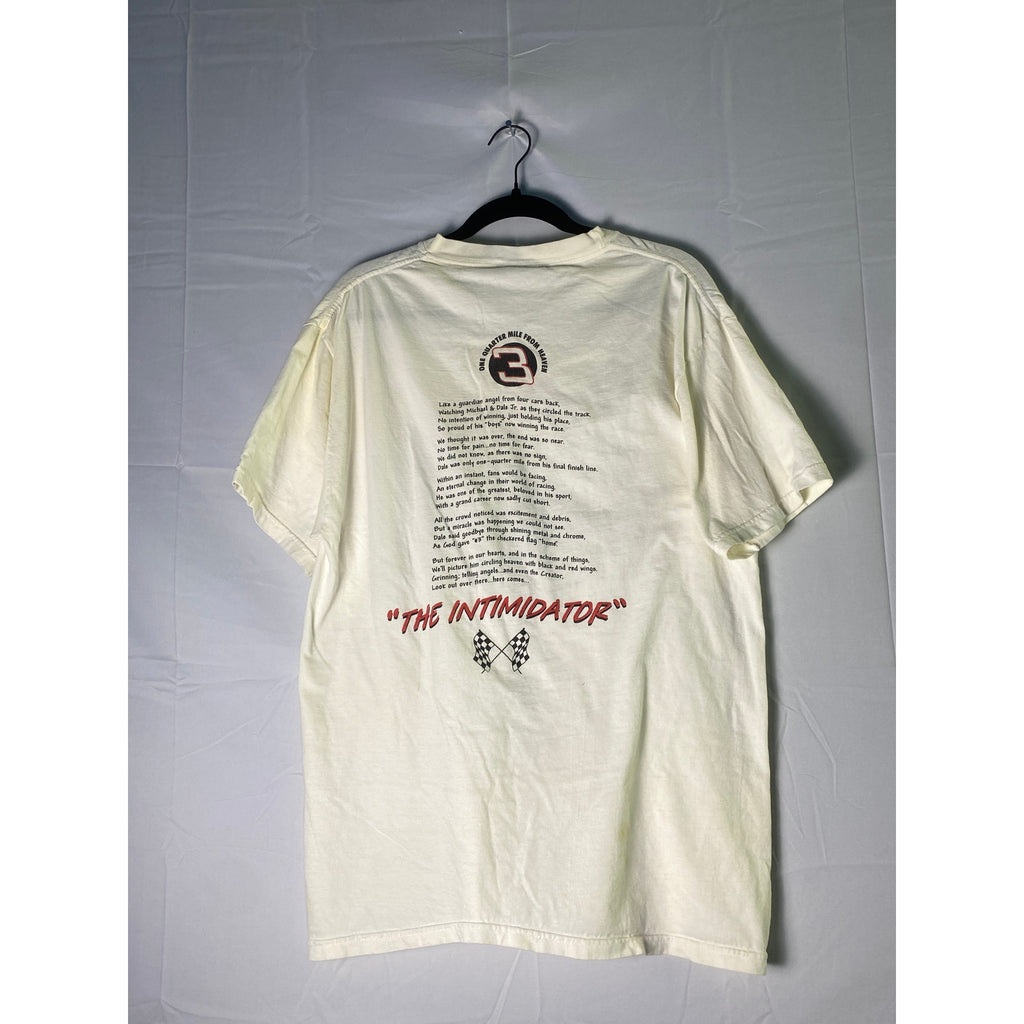 Dale Earnhardt Tribute To A Legend 1951-2001 Graphic Print Shirt Mens Size Large