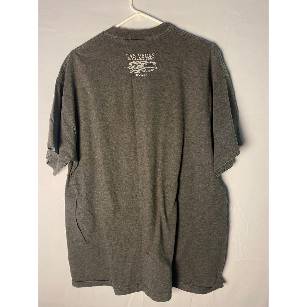 Harley Davidson Las Vegas, Nevada Graphic Print Black T-shirt Men's XL/X2XL?