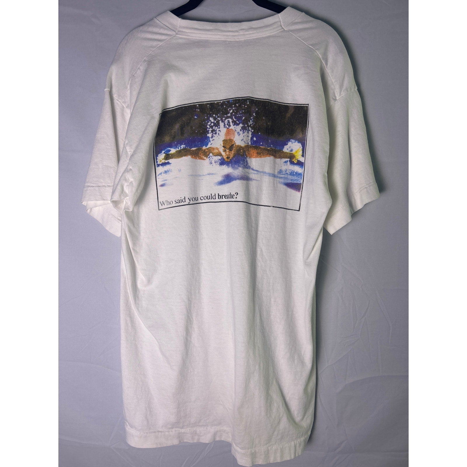 Fruit of the Loom Nothing else is a PEPSI... SWIMMER Whit Shirt Men's Size Large