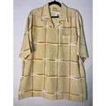 Vintage South Pole Tan White Hip Hip Y2K Streetwear Button Up Shirt Men’s Large
