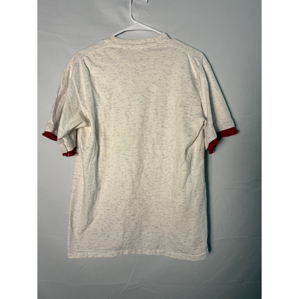 Center Cut IU INDIANA Hoosier White Double Lined Shirt Men's Size Large