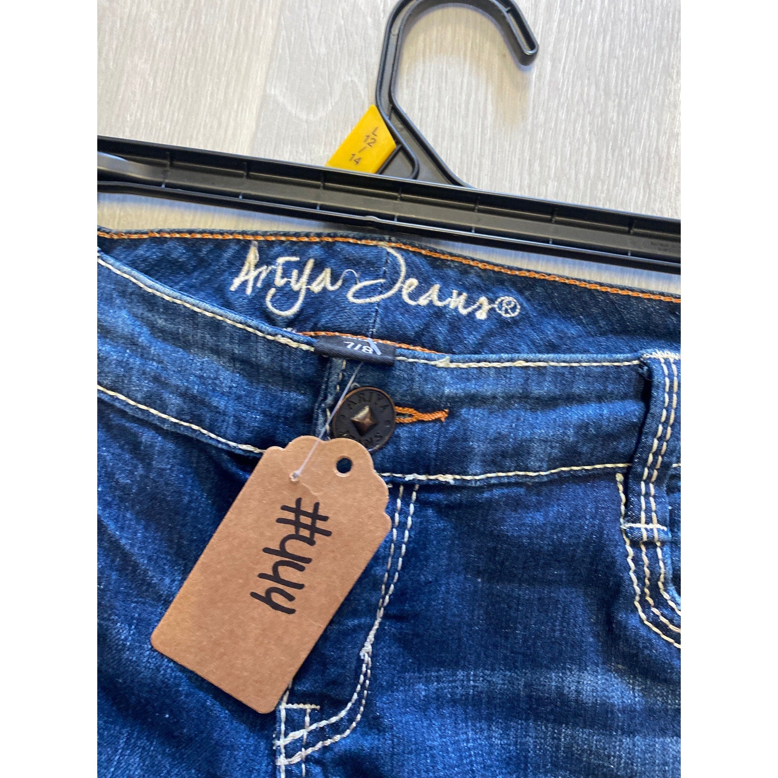 Ariya Jeans Blue Denim Modern Bootcut Jeans 5-Pockets Women's Size 7/8