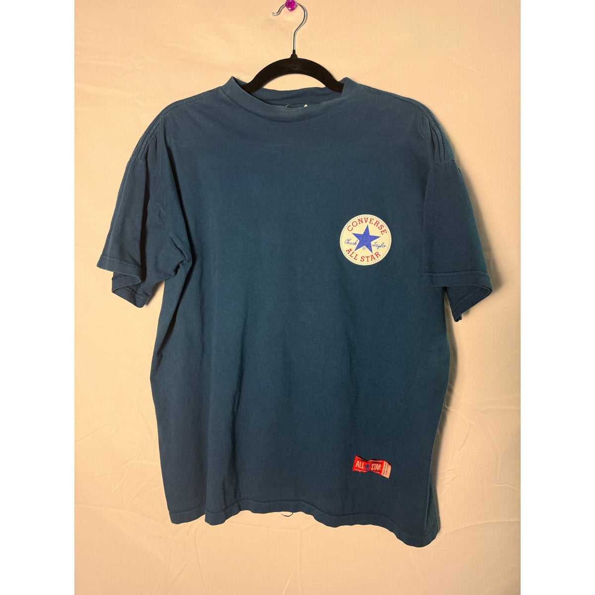 Vintage 1994 Converse Chuck Taylor All Star Patch Graphic T-shirt Men's Large