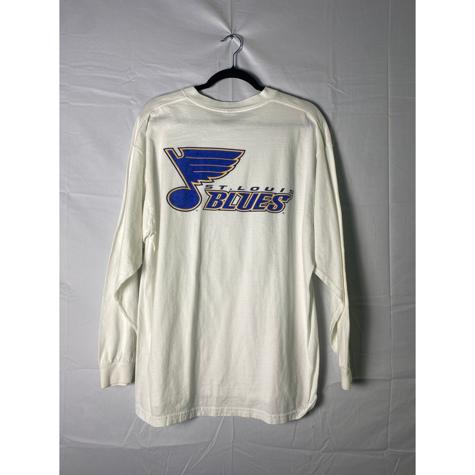 Delta Pro Weight NHL St. Louis Blues Print Long Sleeve Shirt Adult Size XL