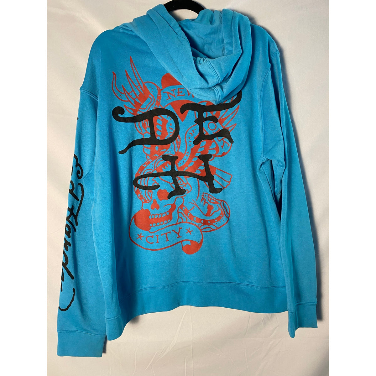 Ed Hardy Blue Large Hoodie