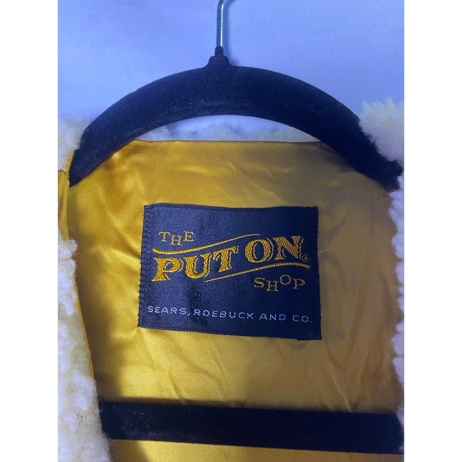 70’s Sears Faux Shearling Vest