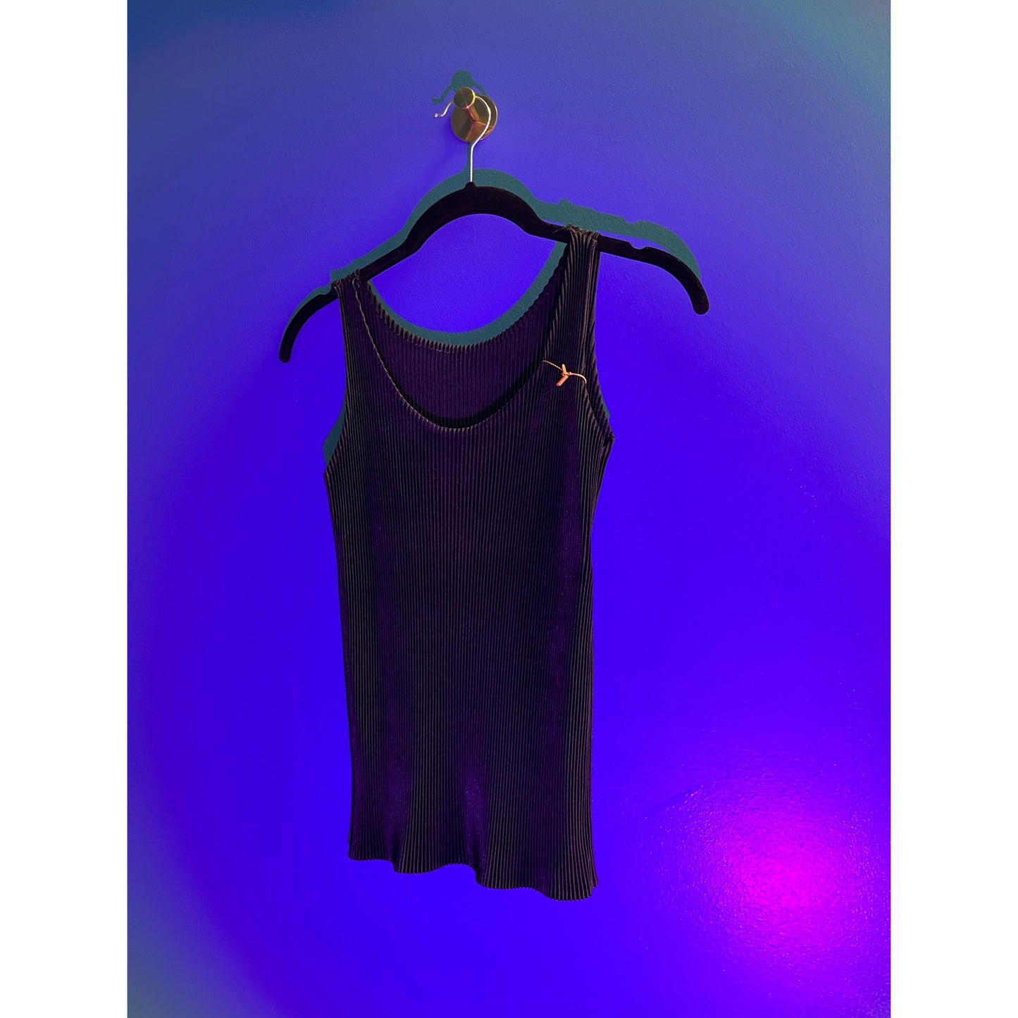 Vintage Younique Black Tank Top Sleeveless Women's Size Small