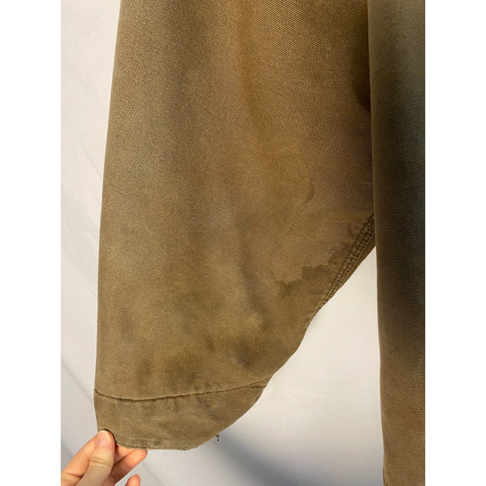 1999 Carhartt Blanket Lined Heavy Zip-Up Jacket w/Stains