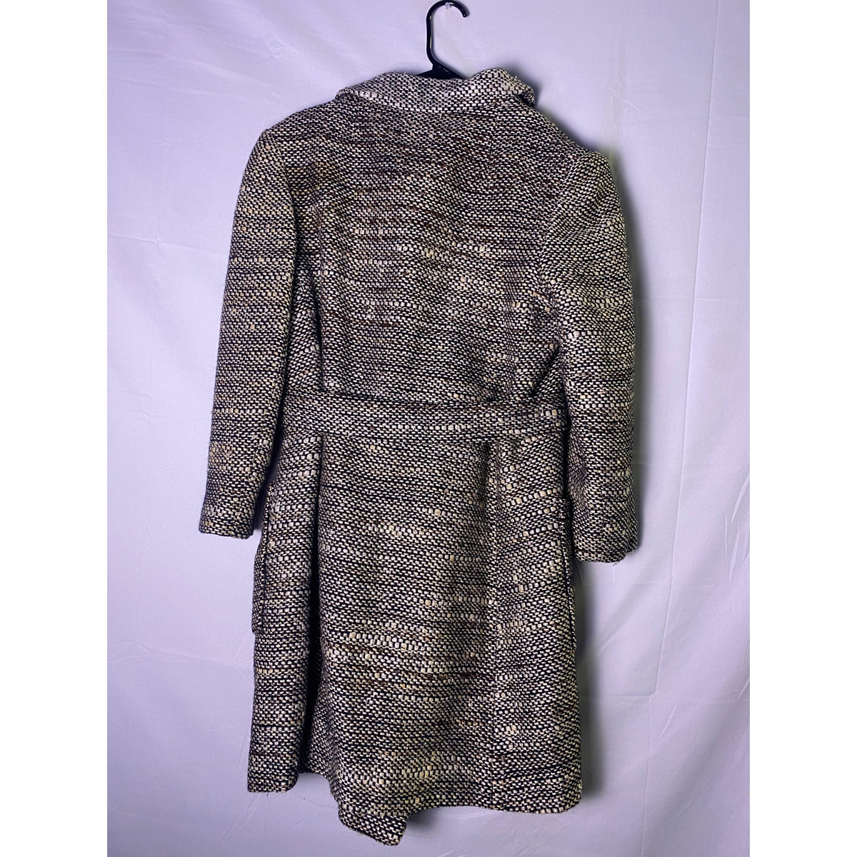 Vintage 60s Levi Strauss Signature Chunky Woven Swing Long Coat Jacket Large