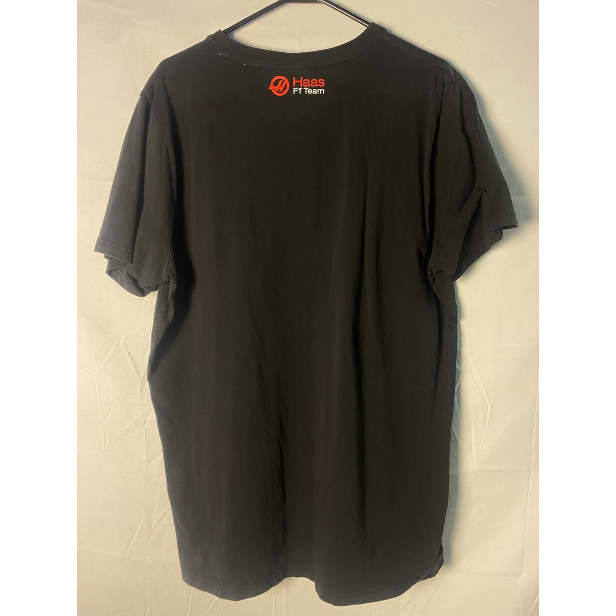 HaasF1 Est. 2016 Sports Graphic Print Black Shirt Crewneck Men's Size 2XL