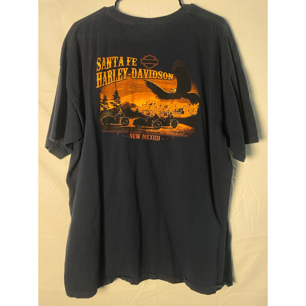 Harley Davidson Santa Fe, New Mexico Black Graphic Print Shirt Unisex Size M/xL?
