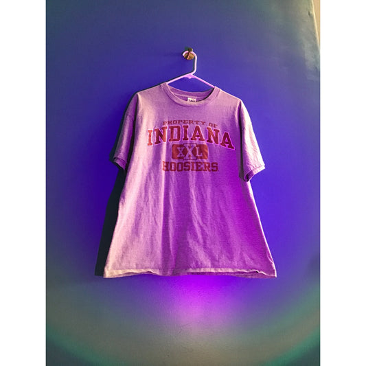 Delta IU INDIANA XXL Hoosiers Gray Crew Neck T-shirt Men's Size XL