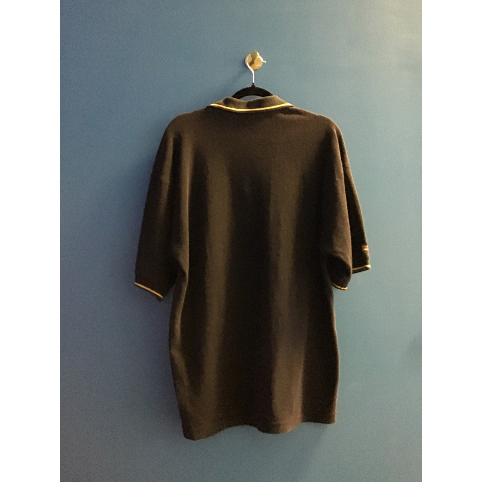 Jarno Trulli Bitten Heroes F1 Jordan Honda Embroidered Black Polo Shirt Size XL