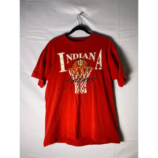 Fruit of the Loom Official Indiana Hoosiers Fan Shirt Adult Size Large