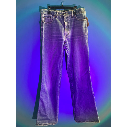 Vintage SASSON Blue Denim Straight Leg 5-Pockets Medium Wash Men's Size 34x31