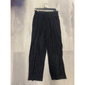 Vintage Zonda Nellis Black Straight Leg Pants Lagenlook Zip Closure Women Medium