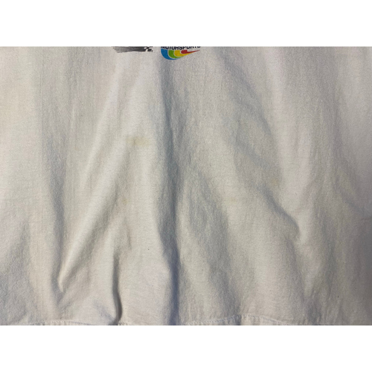 Y2K 2001 Jeff Gordon Championship White NASCAR Racing Graphic White Shirt Large