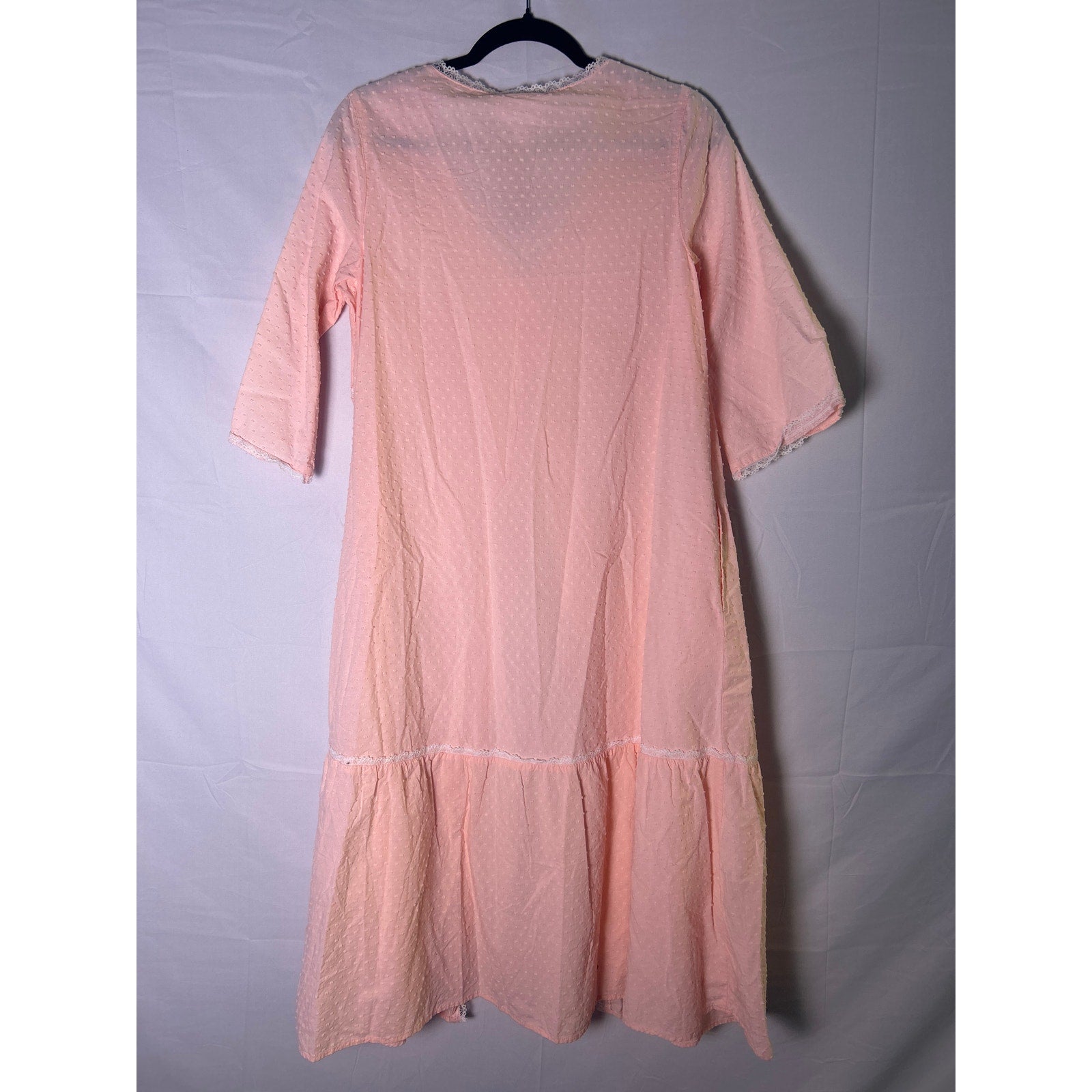 Vintage National Night Gown House Dress Pockets Cottagecore Woman's Size Small