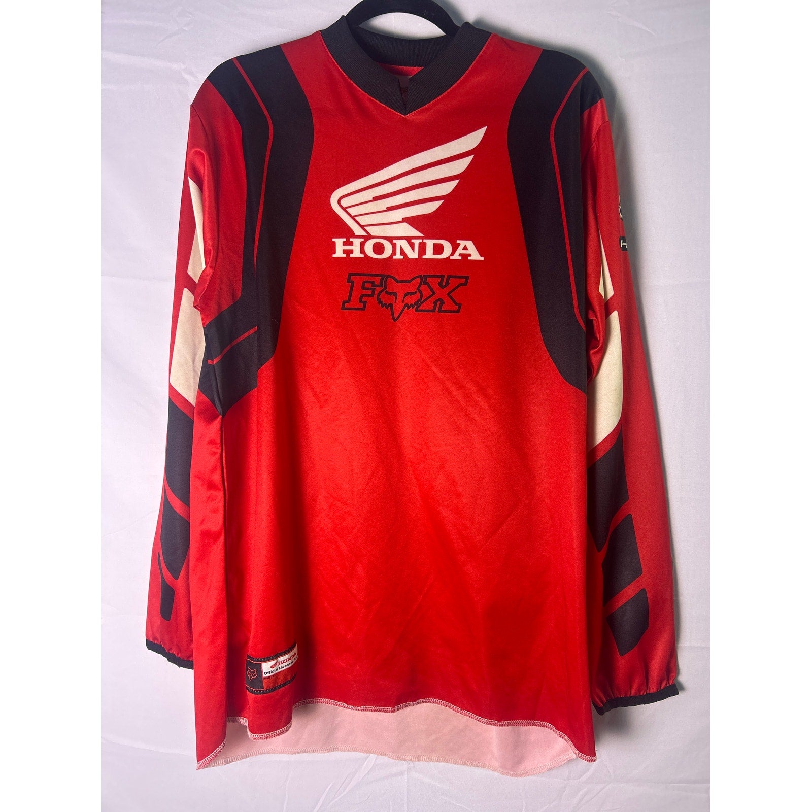 FOX Honda Motocross Race Long Sleeve Jersey Men's Size Medium