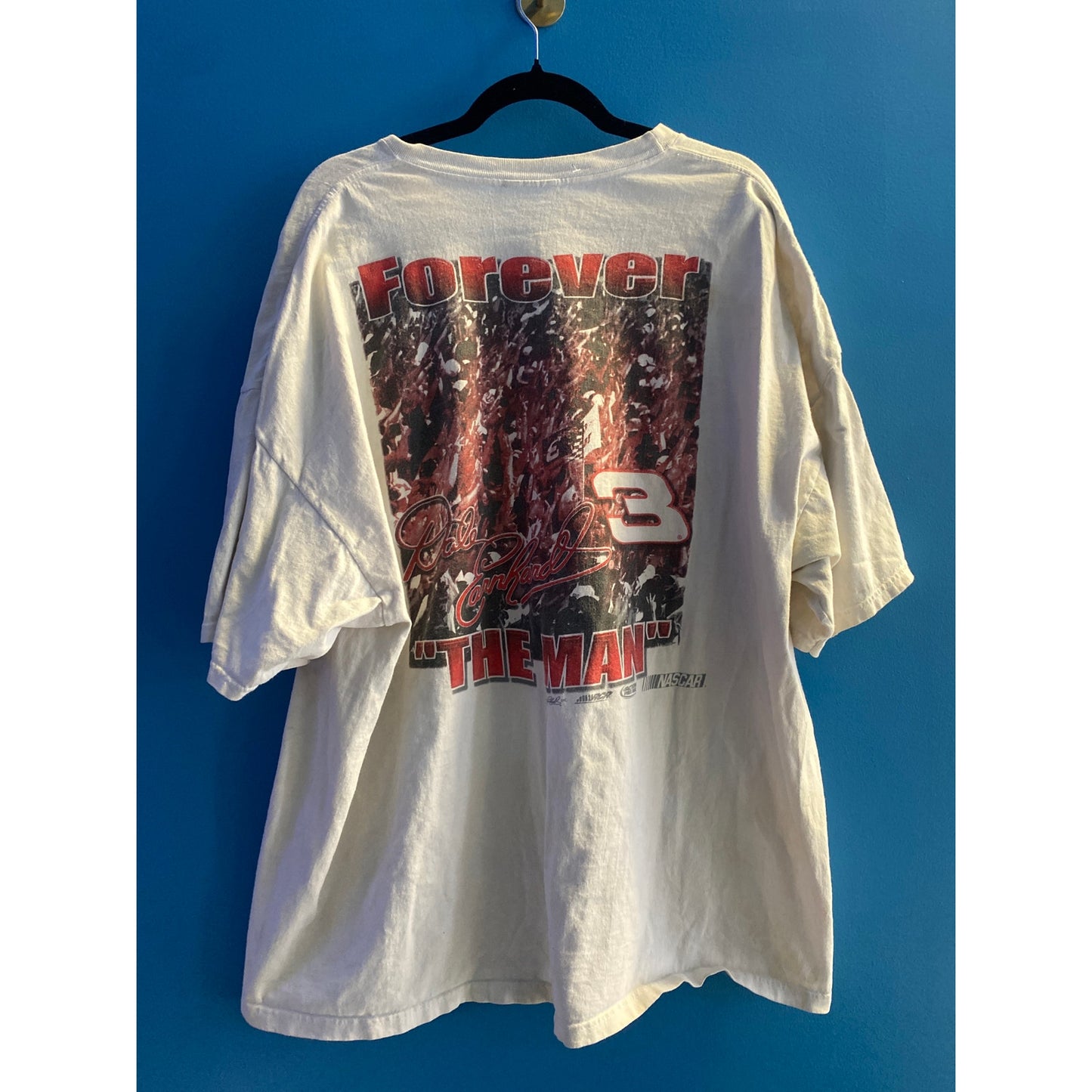 Chase Authentics Dale Earnhardt Forever the Man Lap 3 Cotton T-Shirt Adult 2XL