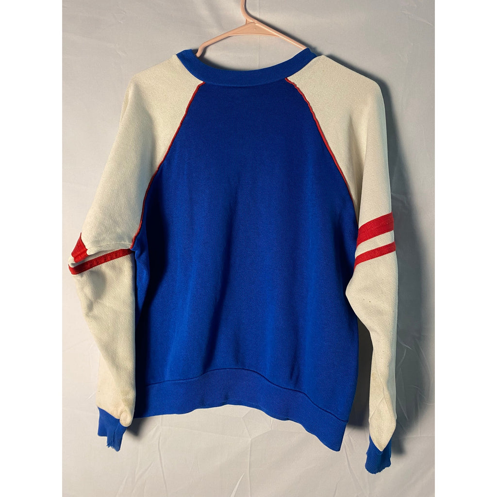 Cross stitched people Crewneck