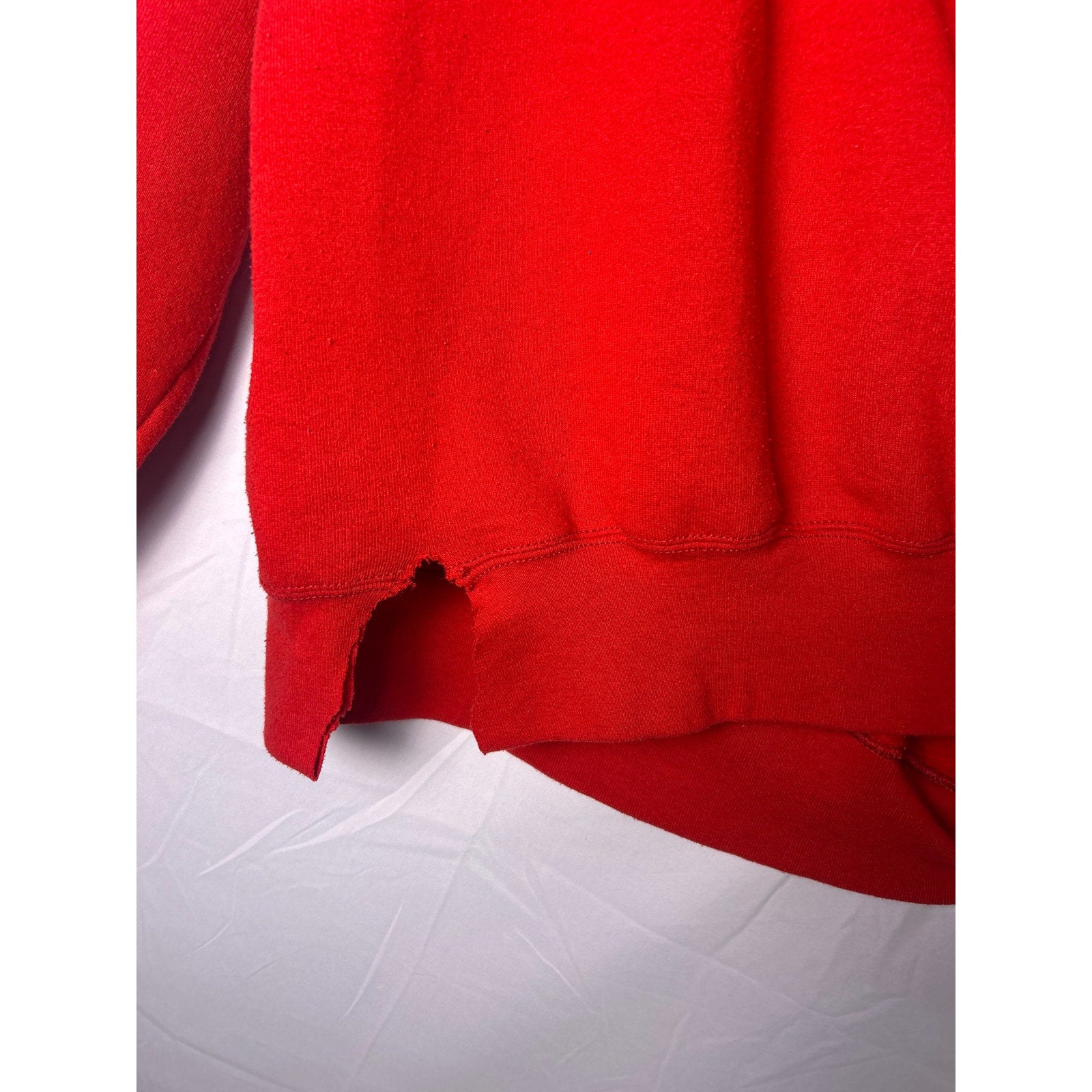 RB Apparel Embroidered Indiana University Red Crewneck Sweatshirt Pullover XL