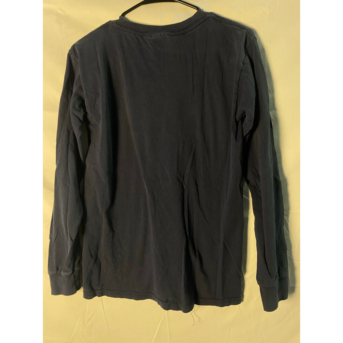 Gildan IU Indiana University Long Sleeve Navy Shirt Crewneck Men's Size Small