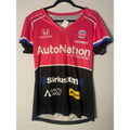 IndyCar Hélio Castroneves #06 Black Pink V-Neck Racing Shirt Women's Medium