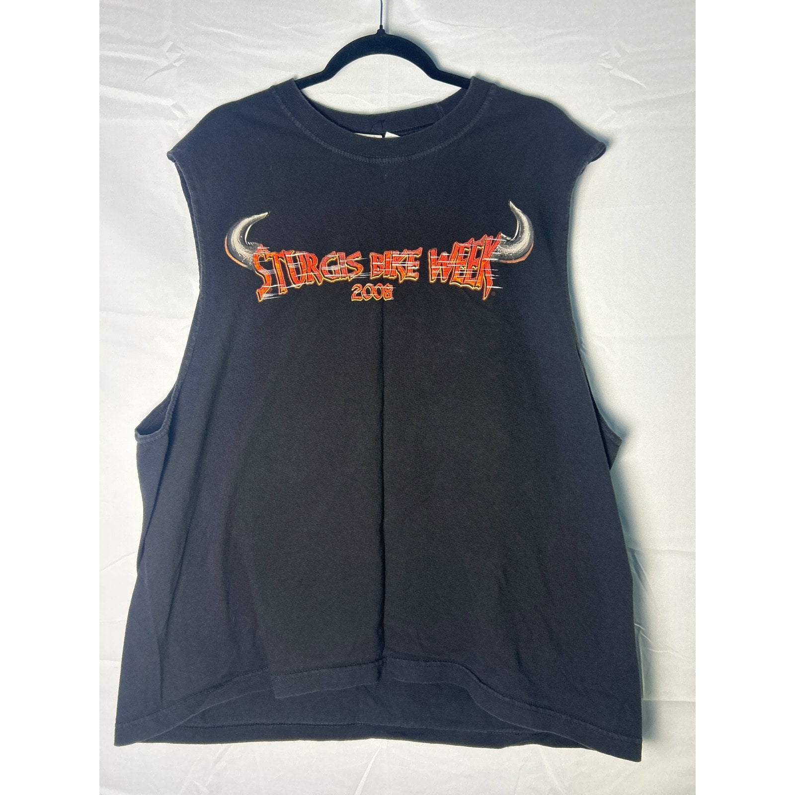 Delta Pro Weight Sturgis Bike Week 2008 Black Tank Shirt Men's Size XL