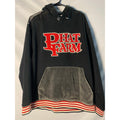 Phat Farm Embroidered Black and Red Heavy Hoodie Sweatshirt Men's Size Large