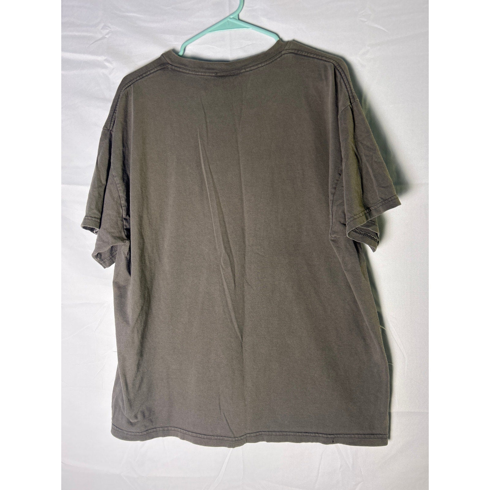 Fred Flintstones It's so Easy a Caveman can do it Print Brown Shirt Womens 2XL