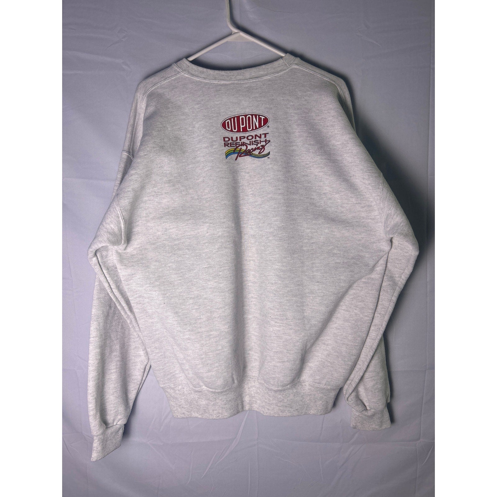 1997 Vintage SOFFE NASCAR Jeff Gordon Gray Crewneck Sweatshirt Men's Size Large