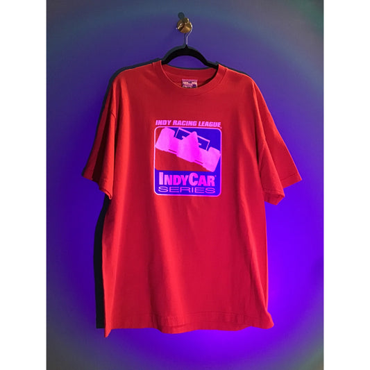 Vintage Y2K Steve & Barrys  Indy Car Series Racing League T-shirt Men's Size XL