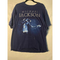 Hanes 2009 Michael Jackson Navy Blue Shirt Men's Size XL Graphic Print Crewneck
