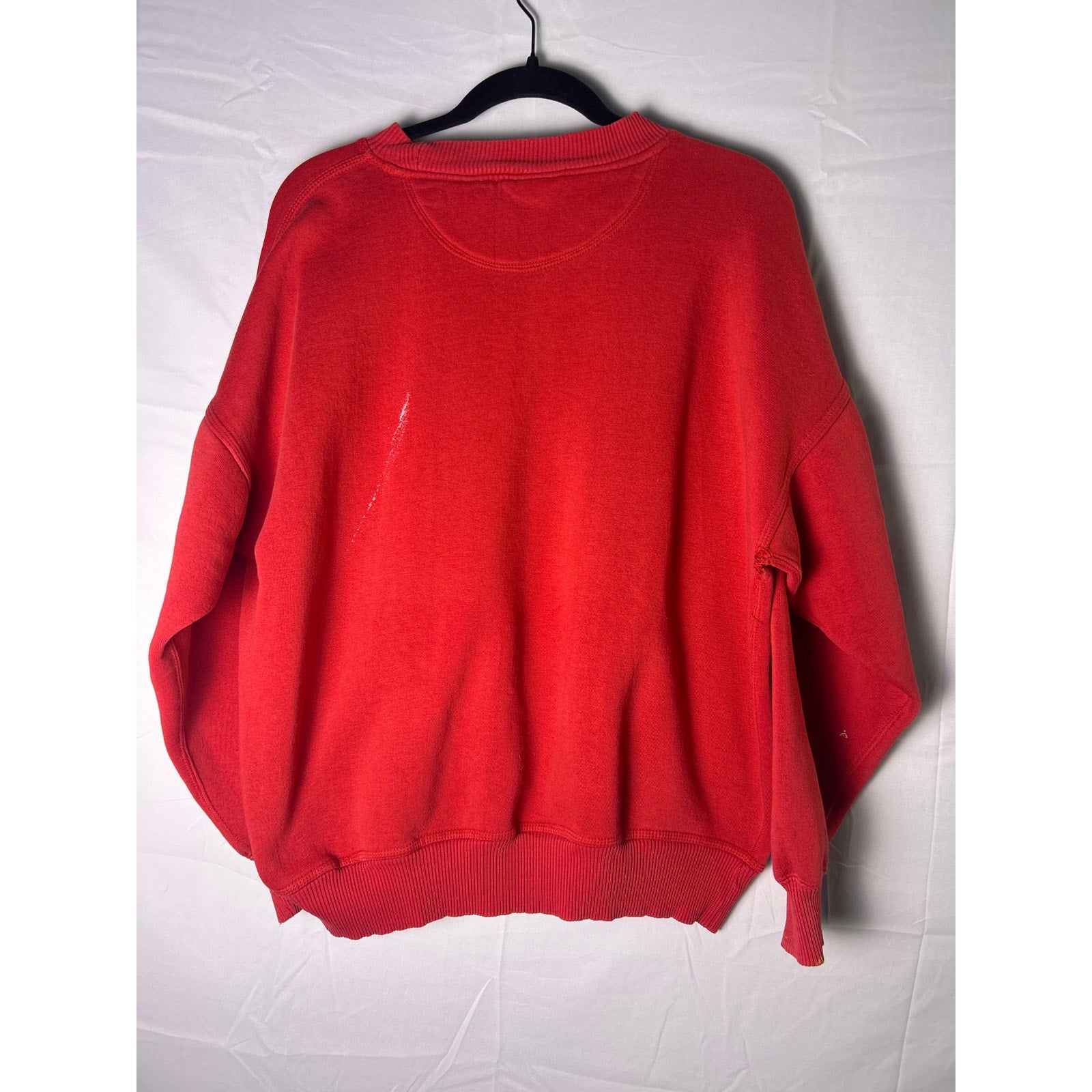 Cable Sportswear INDIANA Embroidered Red Pullover Sweatshirt Women's Size Large