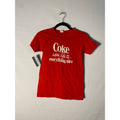 Vintage 80s Coke adds life to everything nice Graphic Print Red Shirt Women's XS