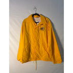 Vintage Birdie Yellow Elise Cow Embroidered Button Snap Nylon Bomber Jacket Women's Size Large