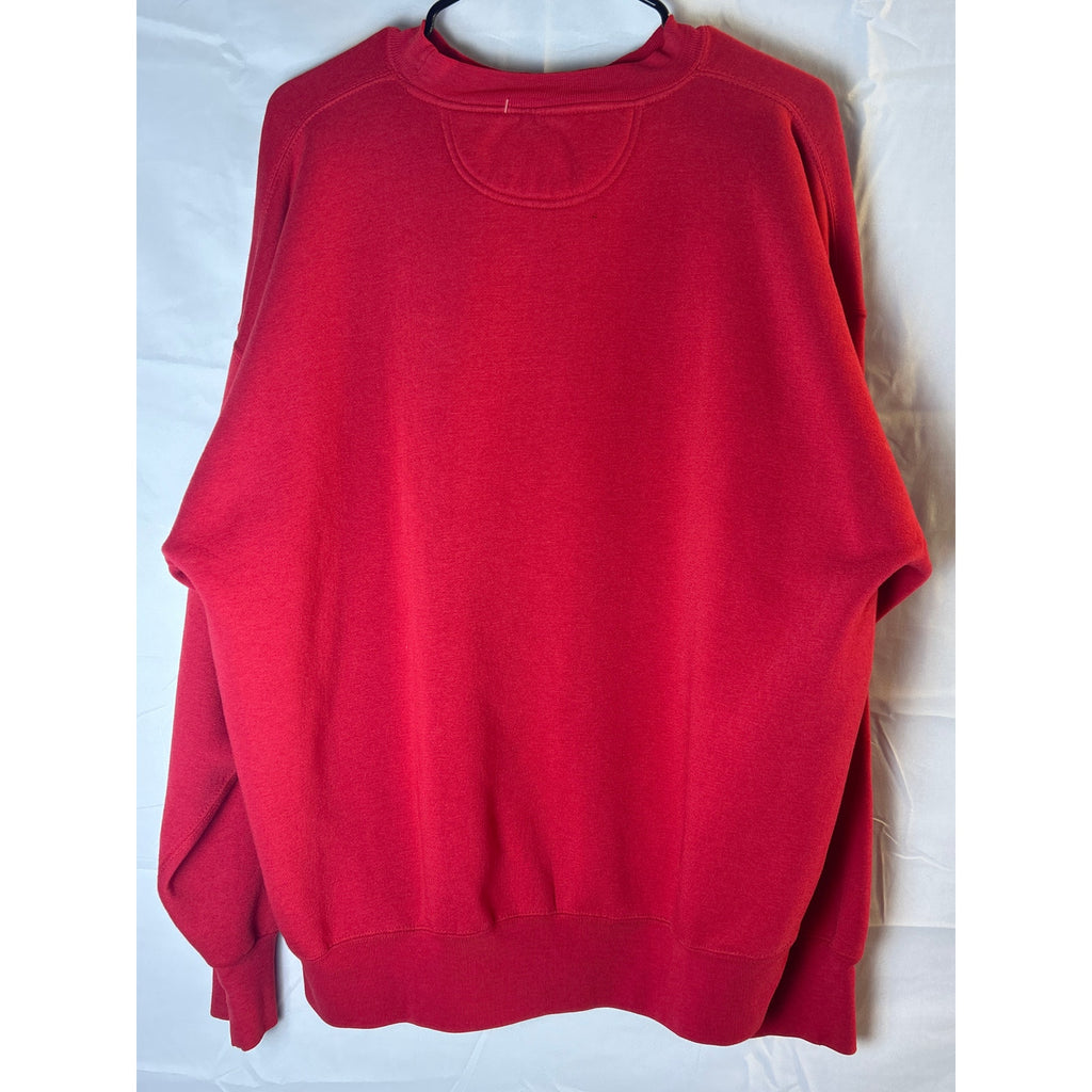 Midwest Embroidery IU INDIANA Hoosiers Crew Neck Red Sweatshirt Women's Size XL
