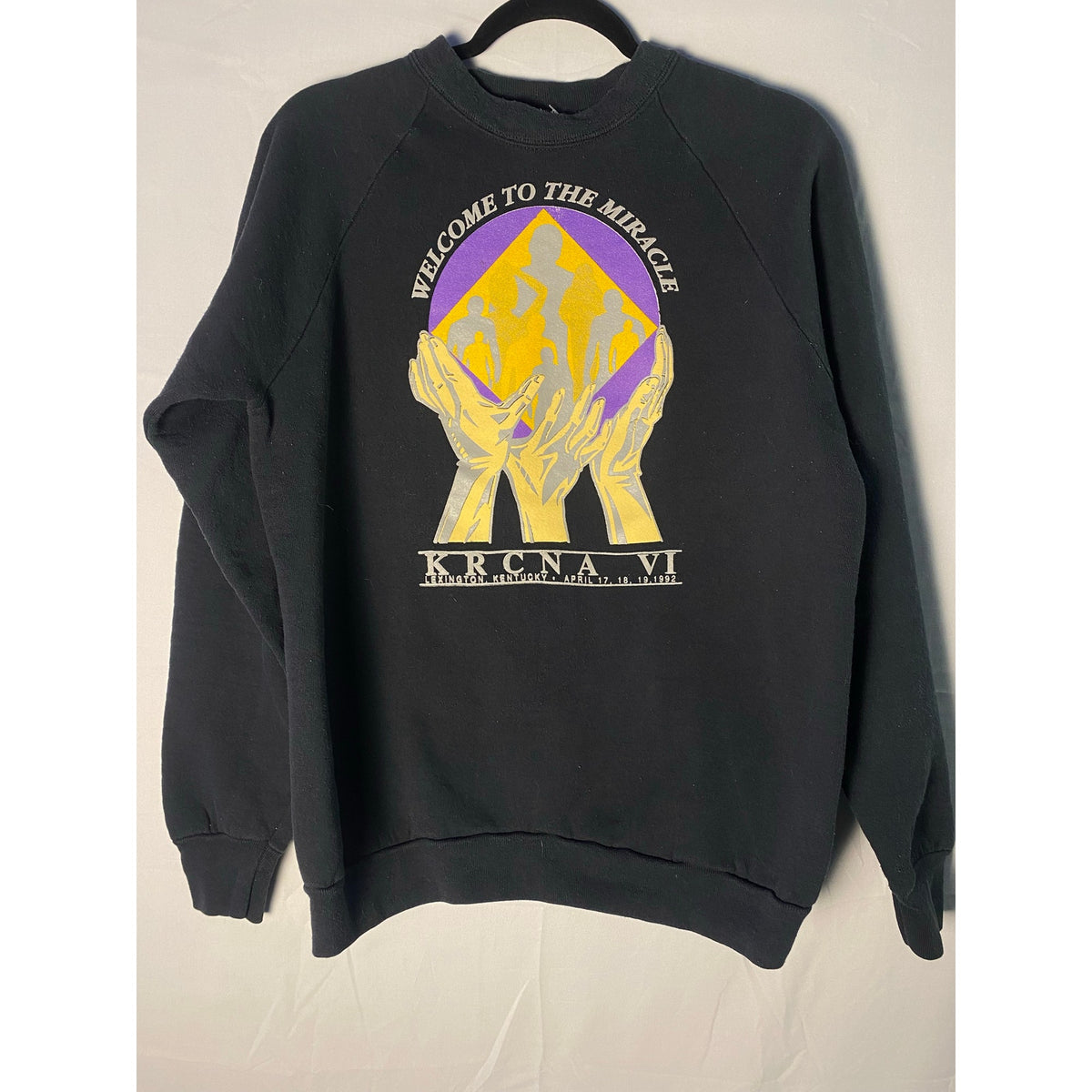 Fruit of the Loom "Welcome to The Miracle KRCNA VI" Crewneck Sweater Medium