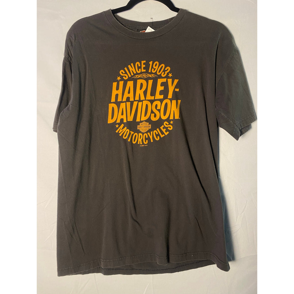 Harley Davidson Indy West Plainfield, Indiana Graphic Shirt Men's Size Medium?