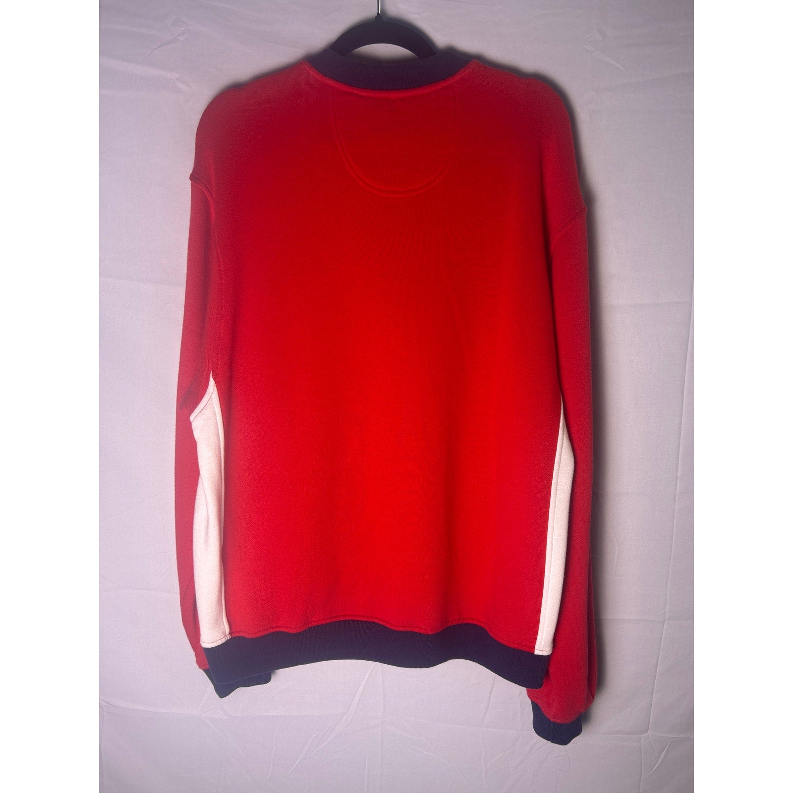 Andretti Racing Sport Red White Navy Crew Neck Pullover Sweatshirt Men's Medium