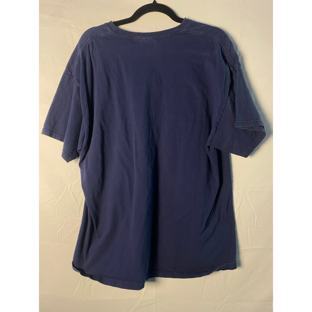 Hanes 2009 Michael Jackson Navy Blue Shirt Men's Size XL Graphic Print Crewneck