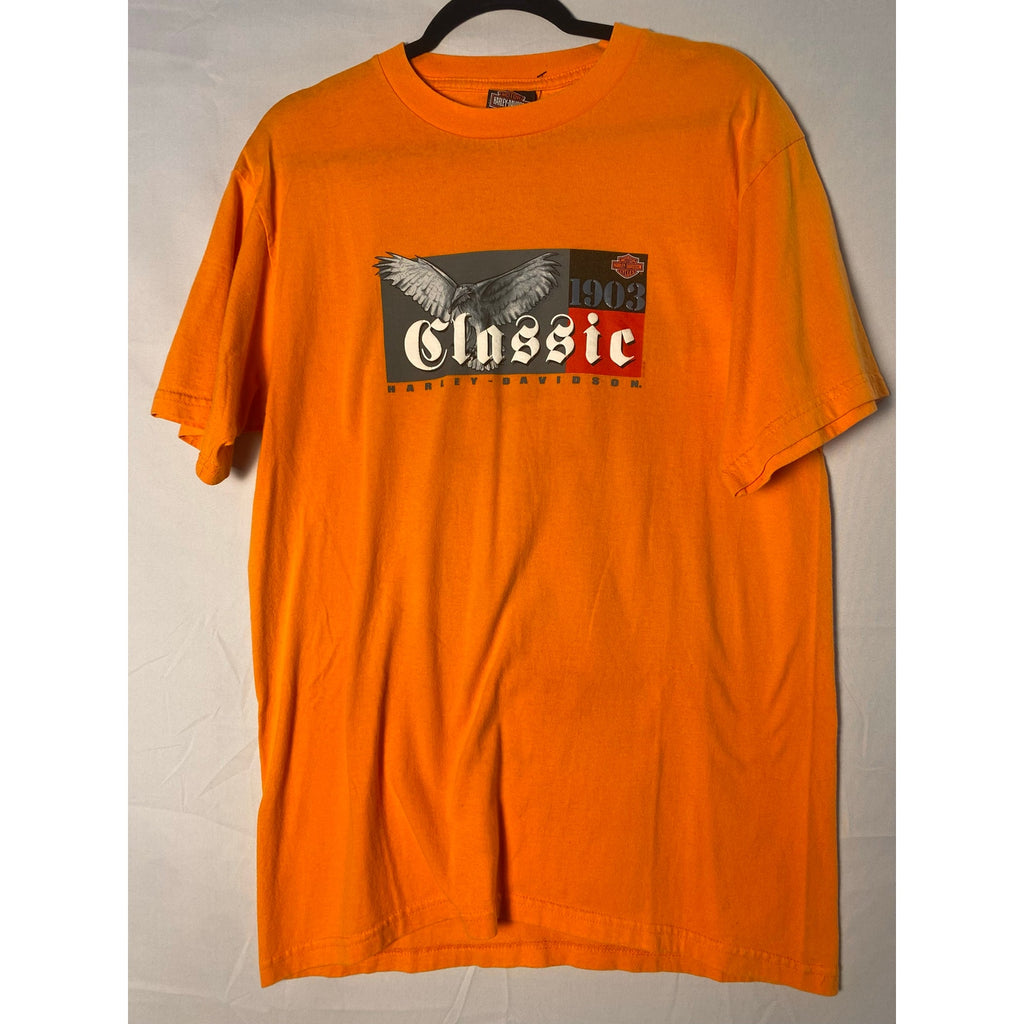 Harley Davidson 1903 Eagle Classic INDYWEST Plainfield, IN Orange Shirt Large