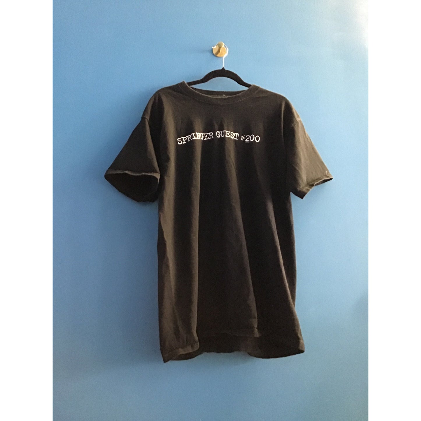 Fruit of the Loom Jerry Springer Guest #200 Black Promo Shirt Men's Size XL
