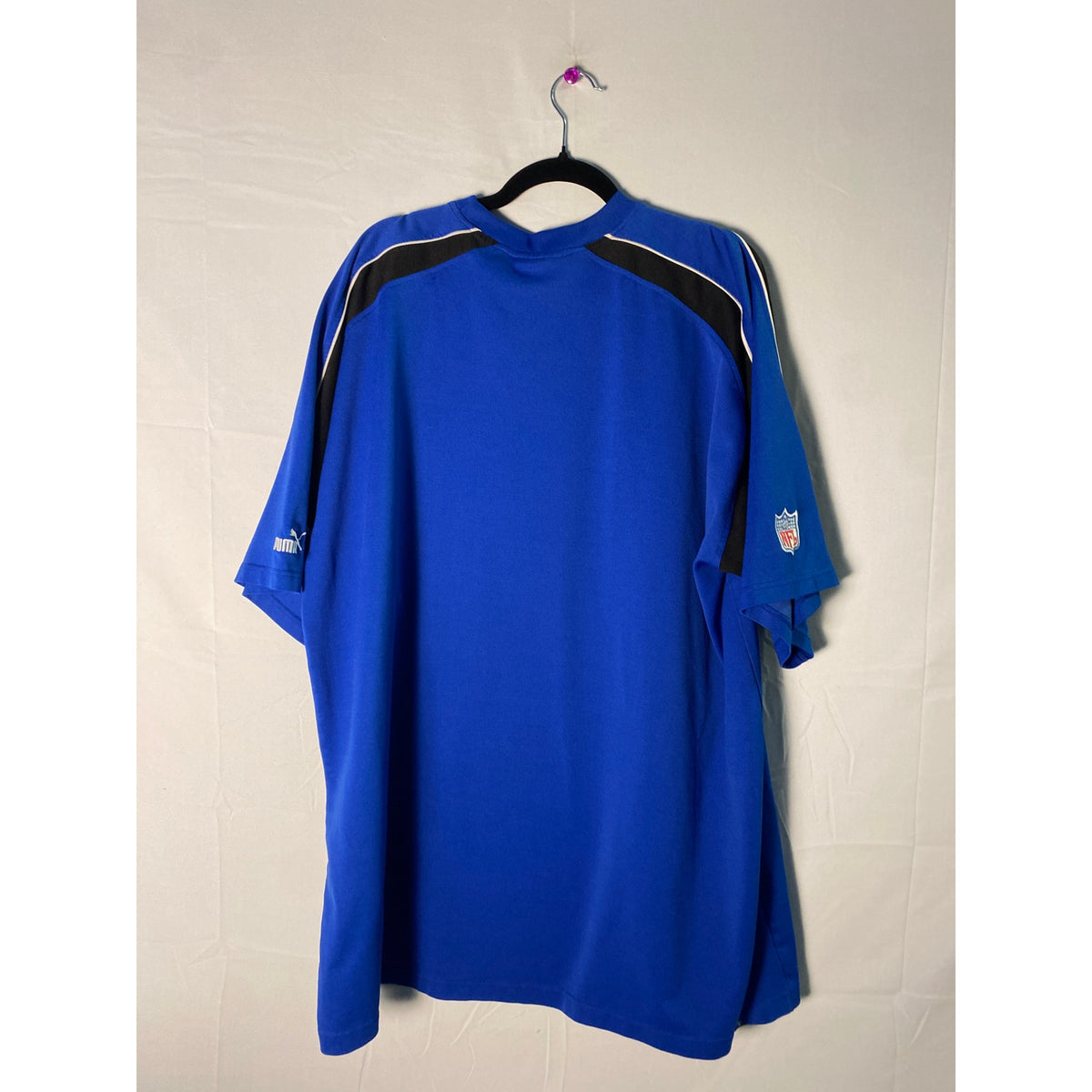 Puma Athletic Indianapolis Colts Logo Blue Shirt Embroidered Men's XL-2X