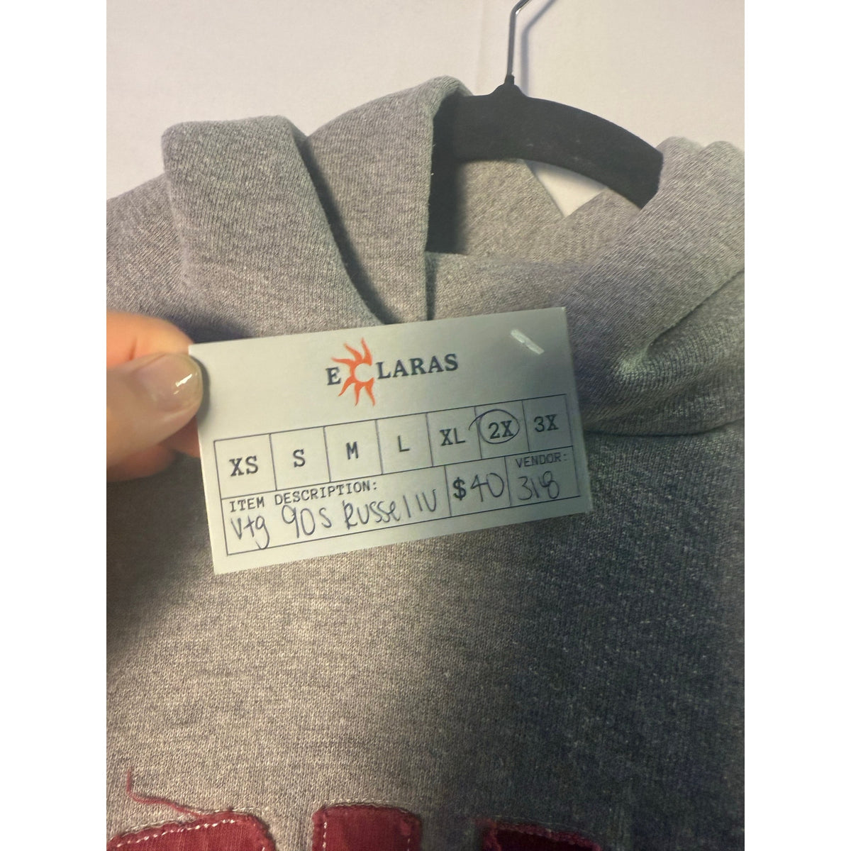 Vintage 90s IU hoodie