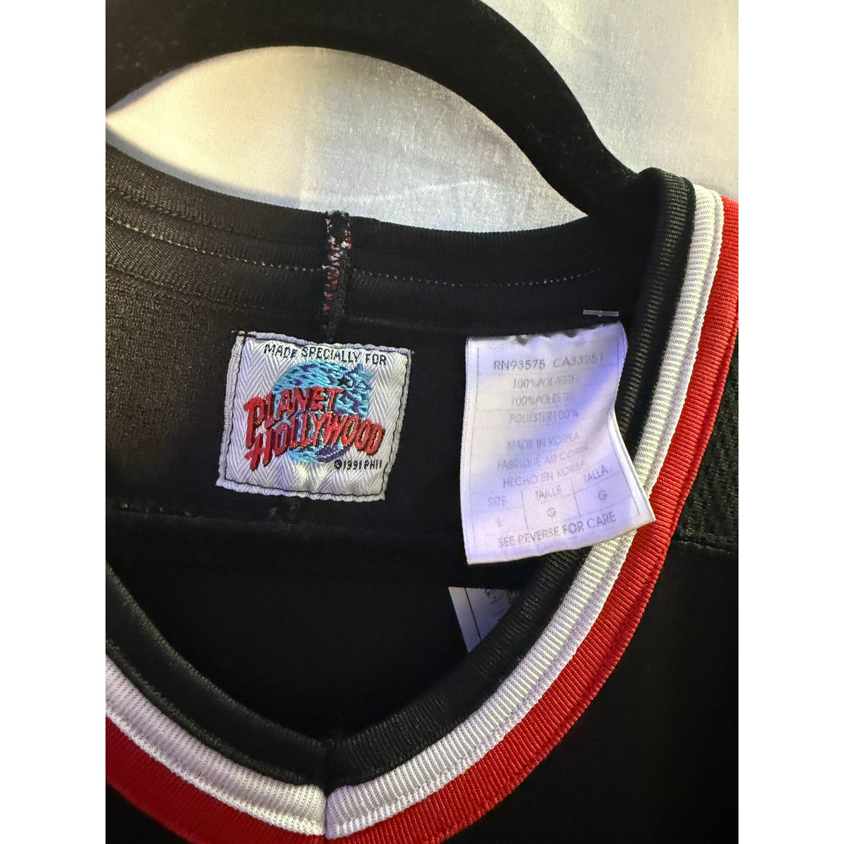 Planet Hollywood jersey