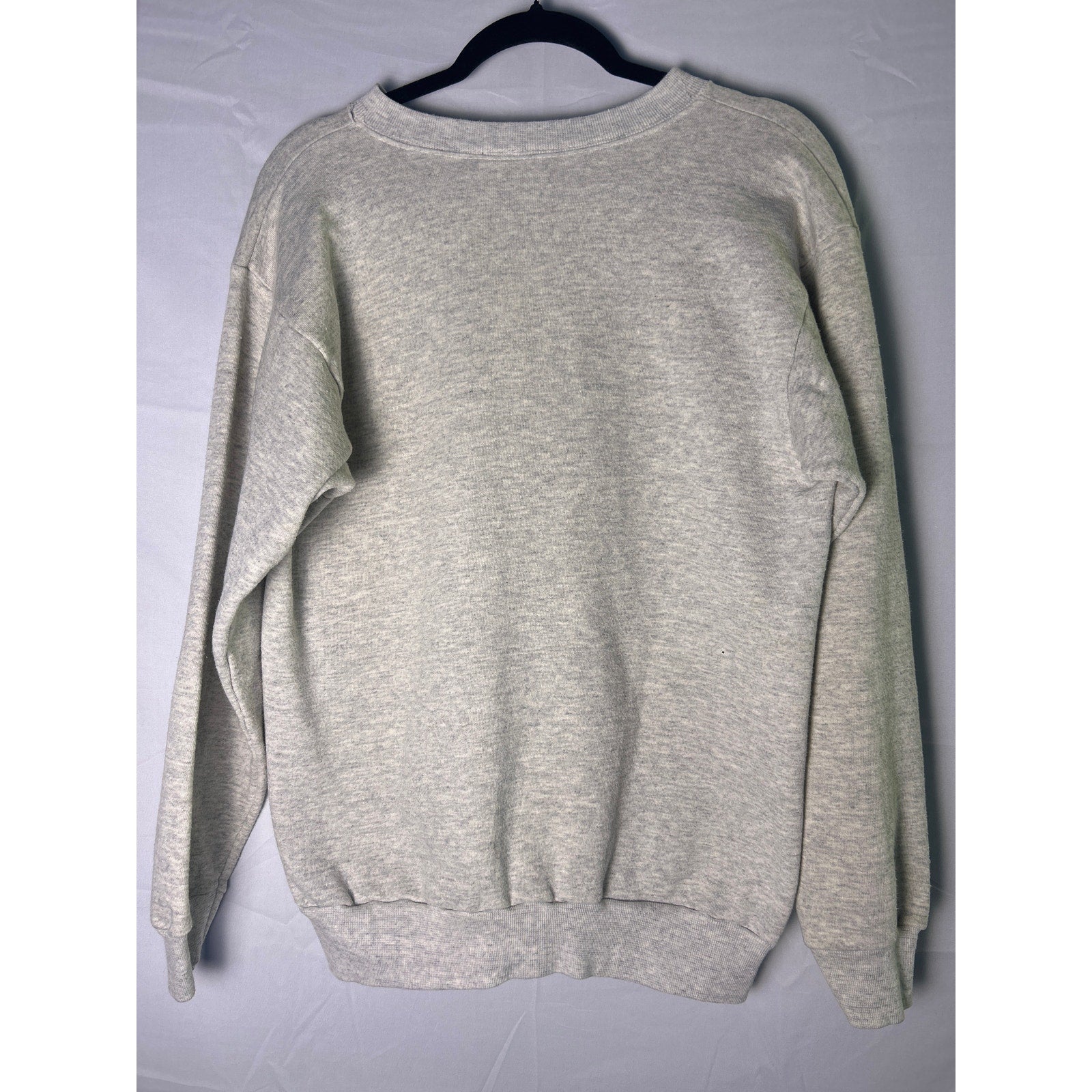 Vintage Tultex INDIANA UNIVERSITY Go Hoosiers! Gray Crewneck Sweatshirt Large