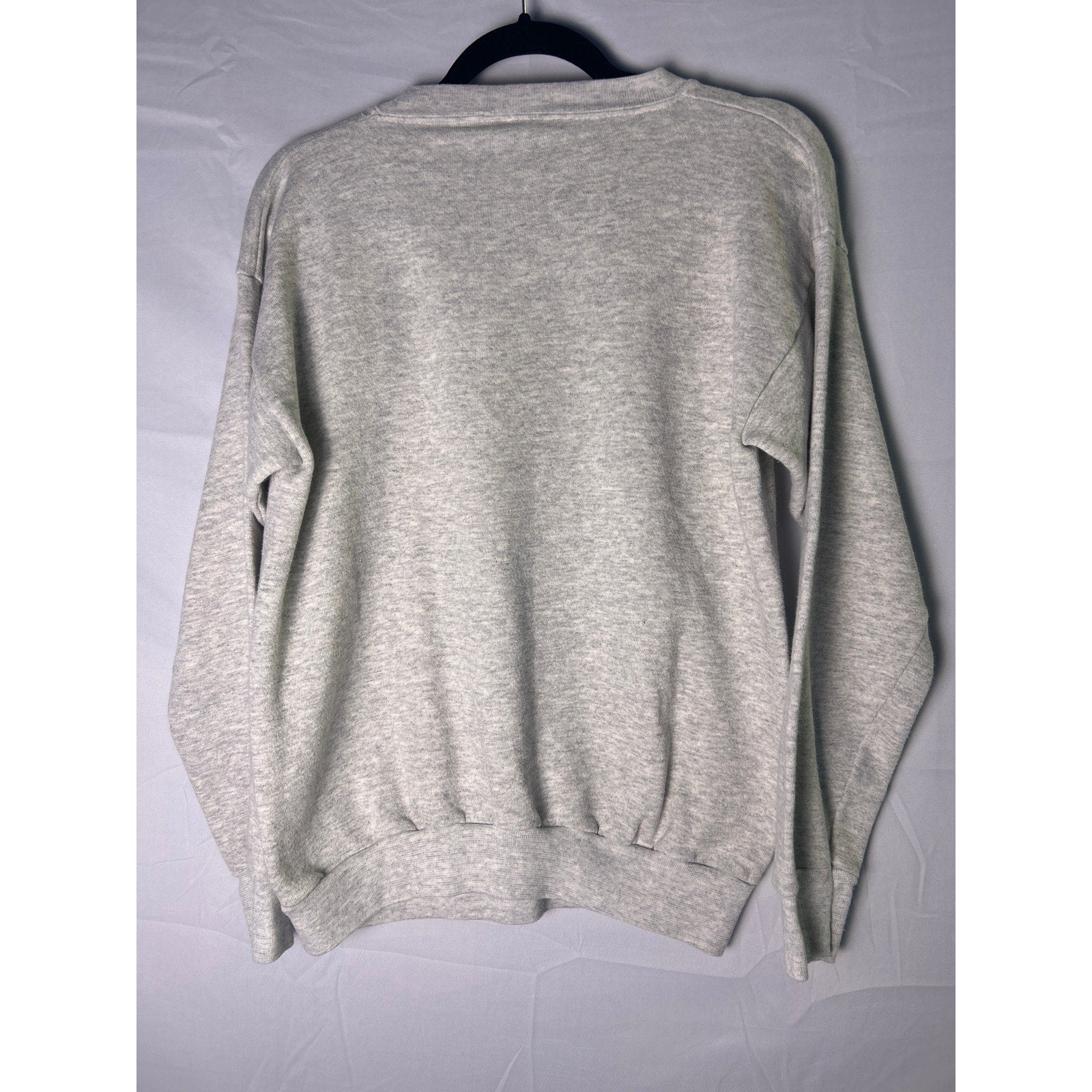 Vintage Indiana University Print Gray Crewneck Pullover Sweatshirt Women's Large