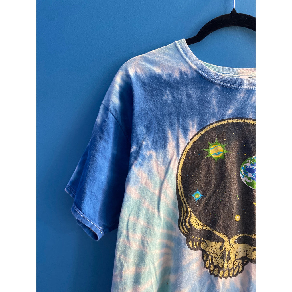 Liquid Blue Vintage 1997 Grateful Dead Space Your Face Tie Dye Shirt Men's Large
